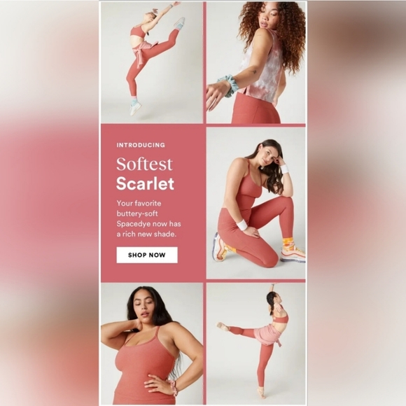 Beyond Yoga Spacedye Biker Short in Softest Scarlet, S - Picture 6 of 11